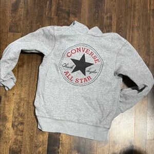Converse Gray Sweatshirt with Logo boys size medium (10/12)